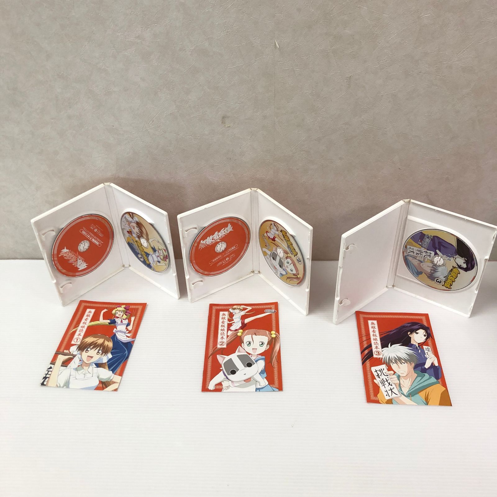 無敵看板娘 むてきかんばんむすめ 1-5巻セット DVD ※ケース汚れ・経年
