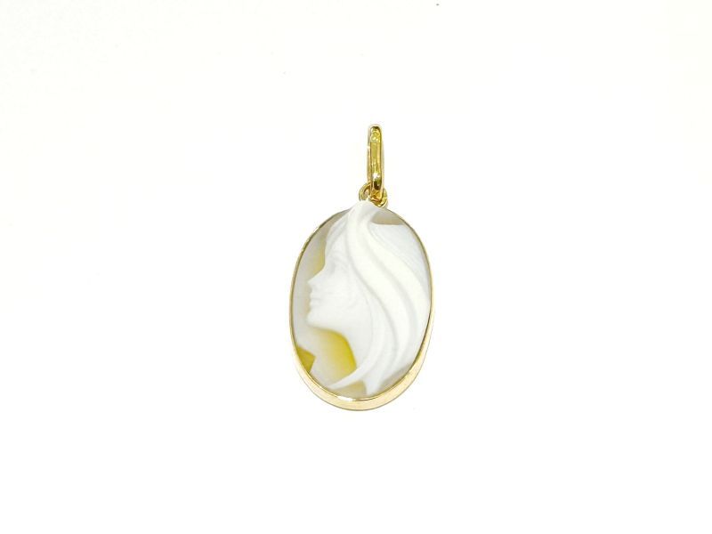 JEWELRY ジュエリー 貴金属・宝石 ペンダントトップ カメオ K18イエローゴールド カメオ 1.9g 【中古】【432】