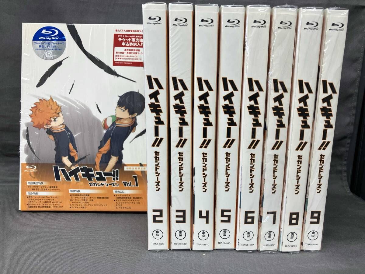 全9巻セット]ハイキュｰ!!セカンドシｰズン Vol.1~9(Blu-ray Disc
