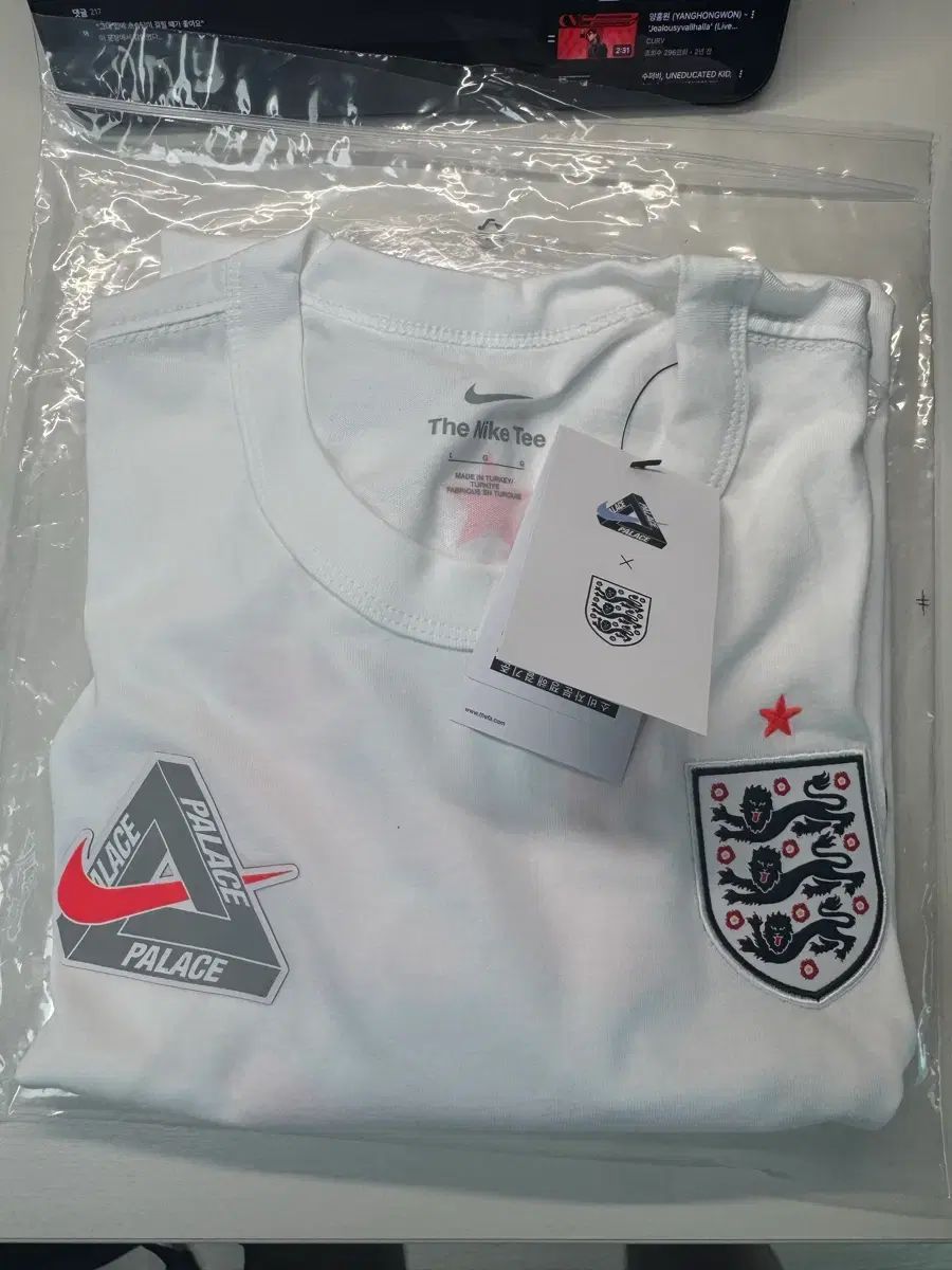 ナイキ パレス イングランド 半袖Tシャツ 白 L