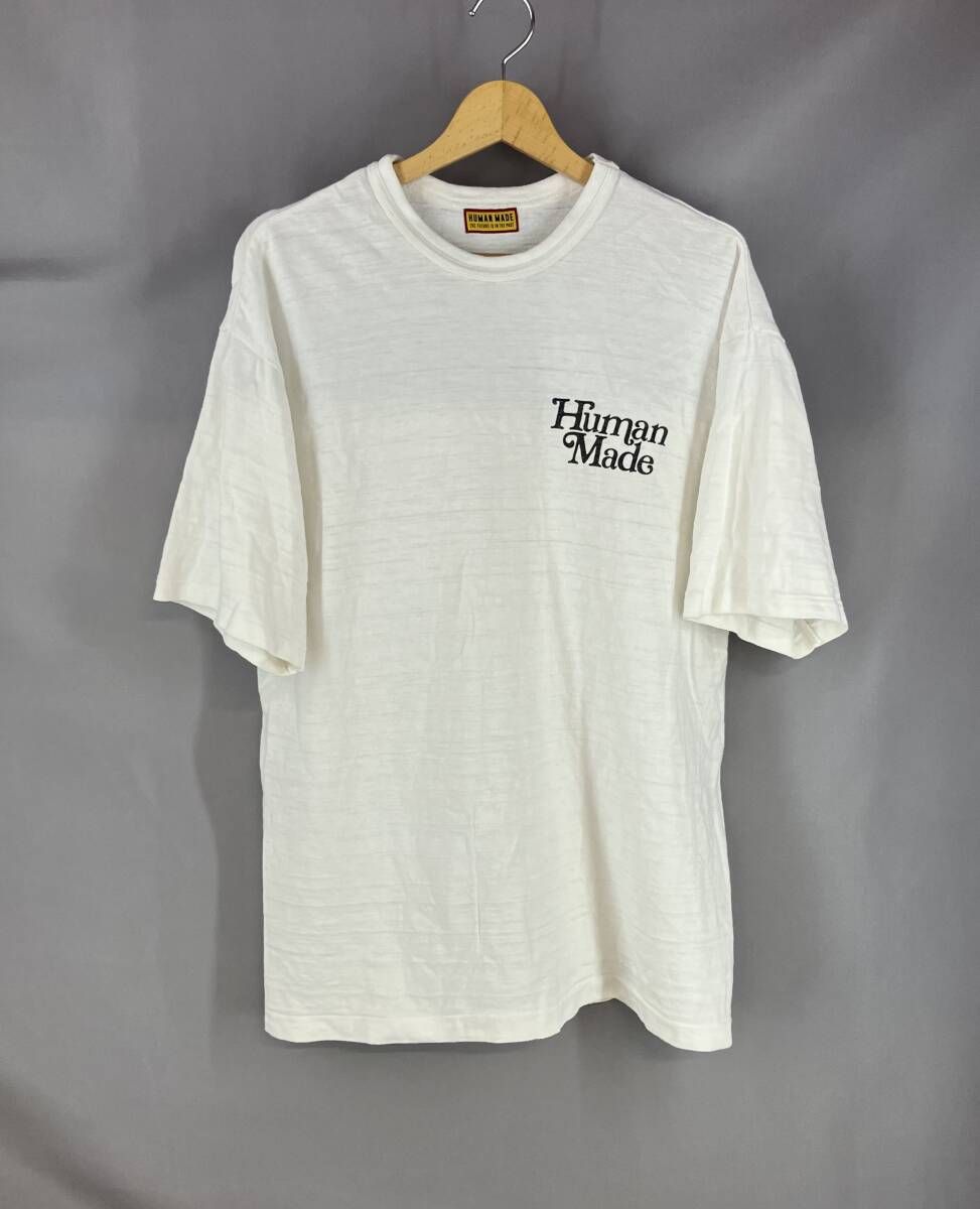 ★ HUMAN MADE ヒューマンメイド 半袖Tシャツ バックプリント サイズXL ホワイト 夏