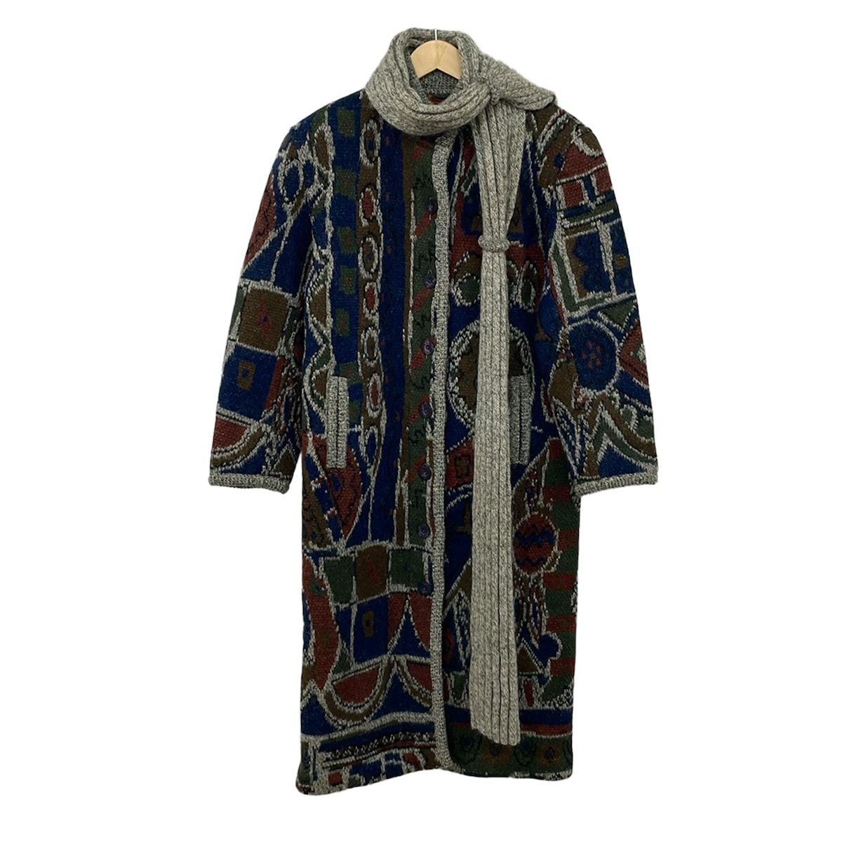 MISSONI(ミッソーニ) コート サイズ40 M レディース美品 - ブルー