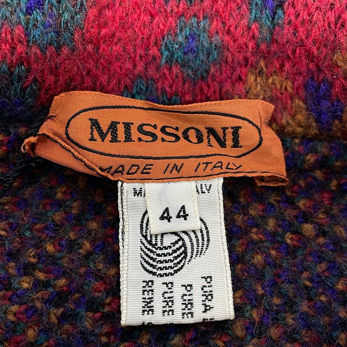 MISSONI(ミッソーニ) コート サイズ44 L レディース美品 - レッド