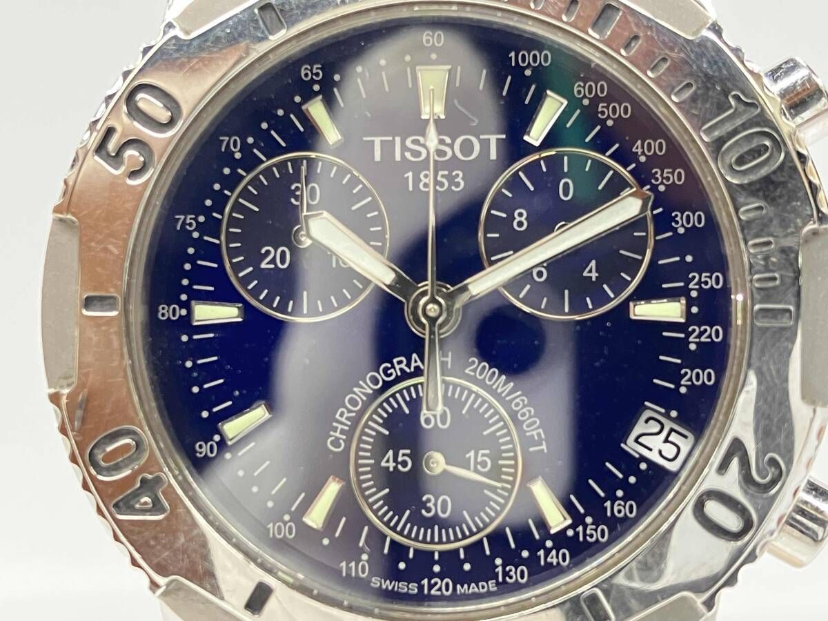 ジャンク 稼動品 TISSOT ティソ N0234 電池式 クォーツ式 マイケル・オーウェンコラボ 腕時計 時計