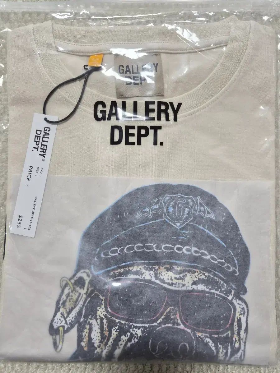 ギャラリー デパートメント5 プリント 半袖 Tシャツ ベージュ 正規品 新品