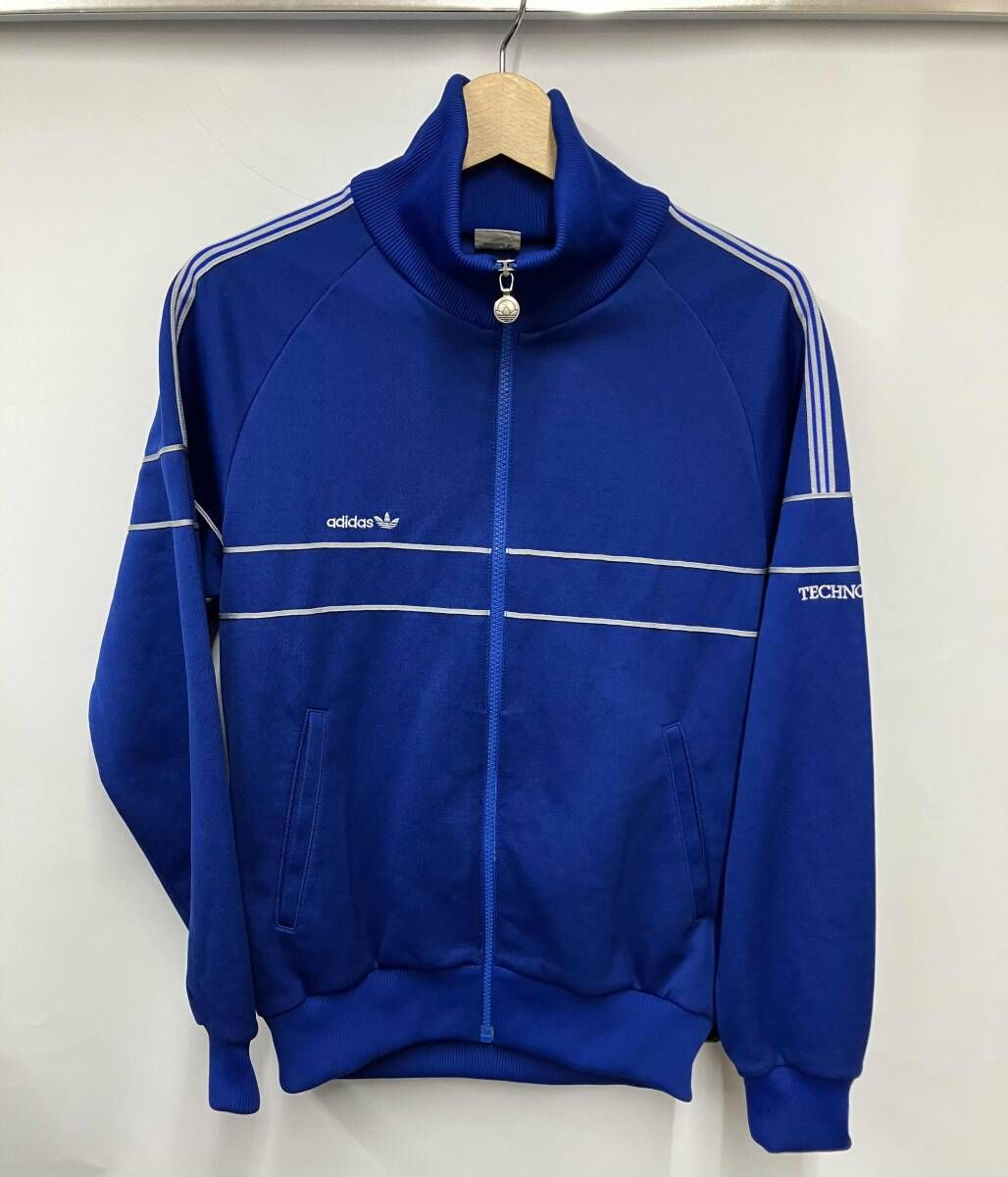 ブルー adidas／C-OS-3011／70-80s 西ドイツ製アディダス　トラックジャケット　ジャージ