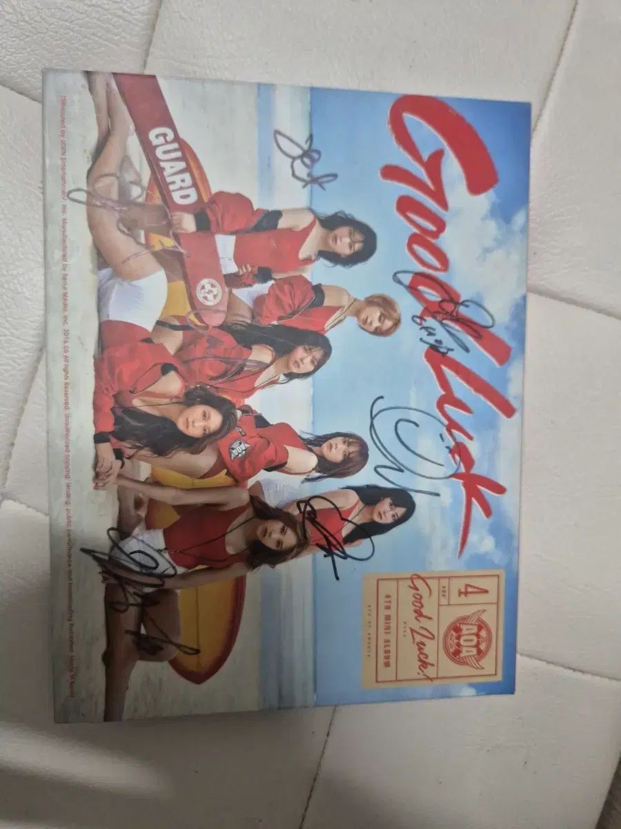 AOA 굿럭 4集 ミニ アルバム MINI アルバム サイン盤