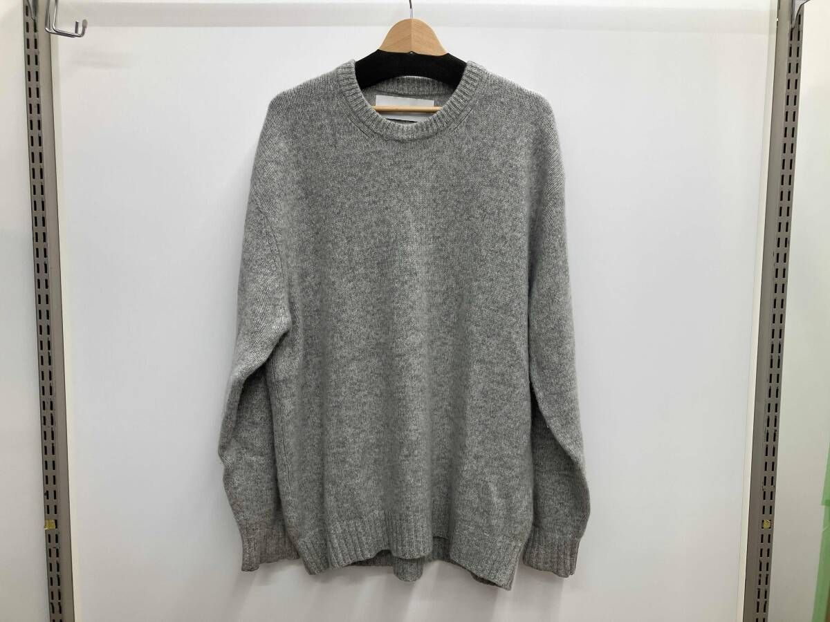 welenode ウェルノード ニット カシミヤ100% wn22-fw-001n サイズ2 グレー 秋 冬