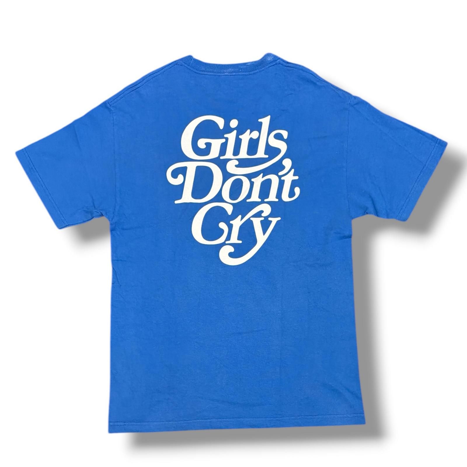 Girls Don't Cry VK DESIGN WORKS Tシャツ 半袖カットソー ガールズドントクライ ブルー L （2366M）
