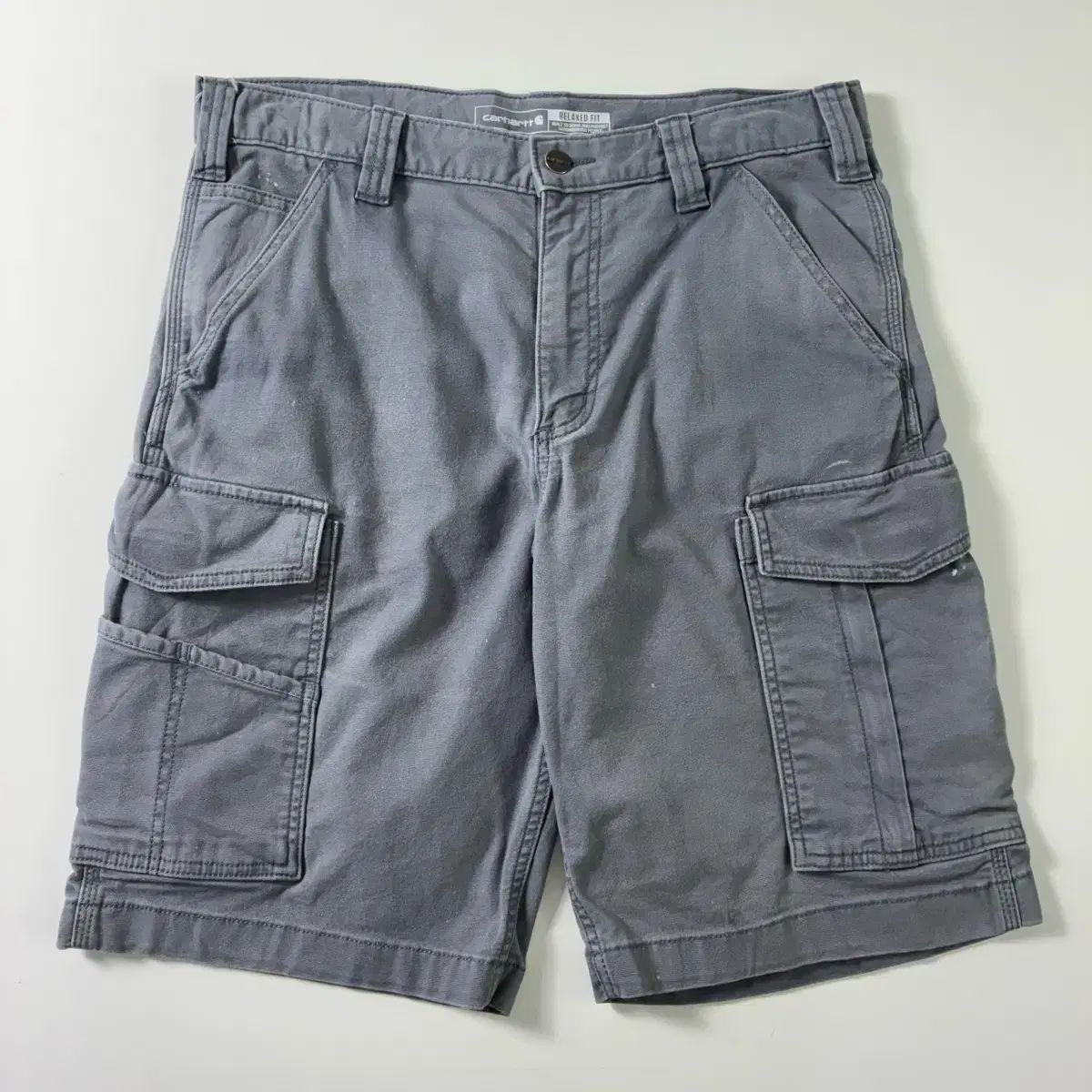 Carhartt カーハート ウォッシュド グレー カーゴ ハーフパンツ
