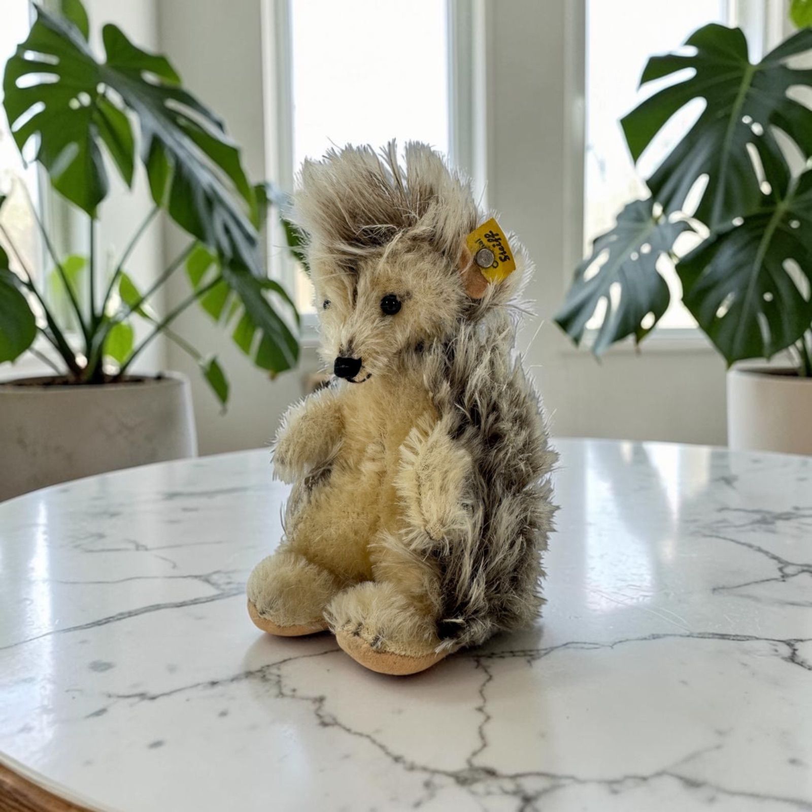 送料無料★シュタイフ★Joggi Hedgehog 12cm★(立ちポーズ)ハリネズミのジョギー/針鼠★ビンテージ/アンティーク★STEIFF/Steiff