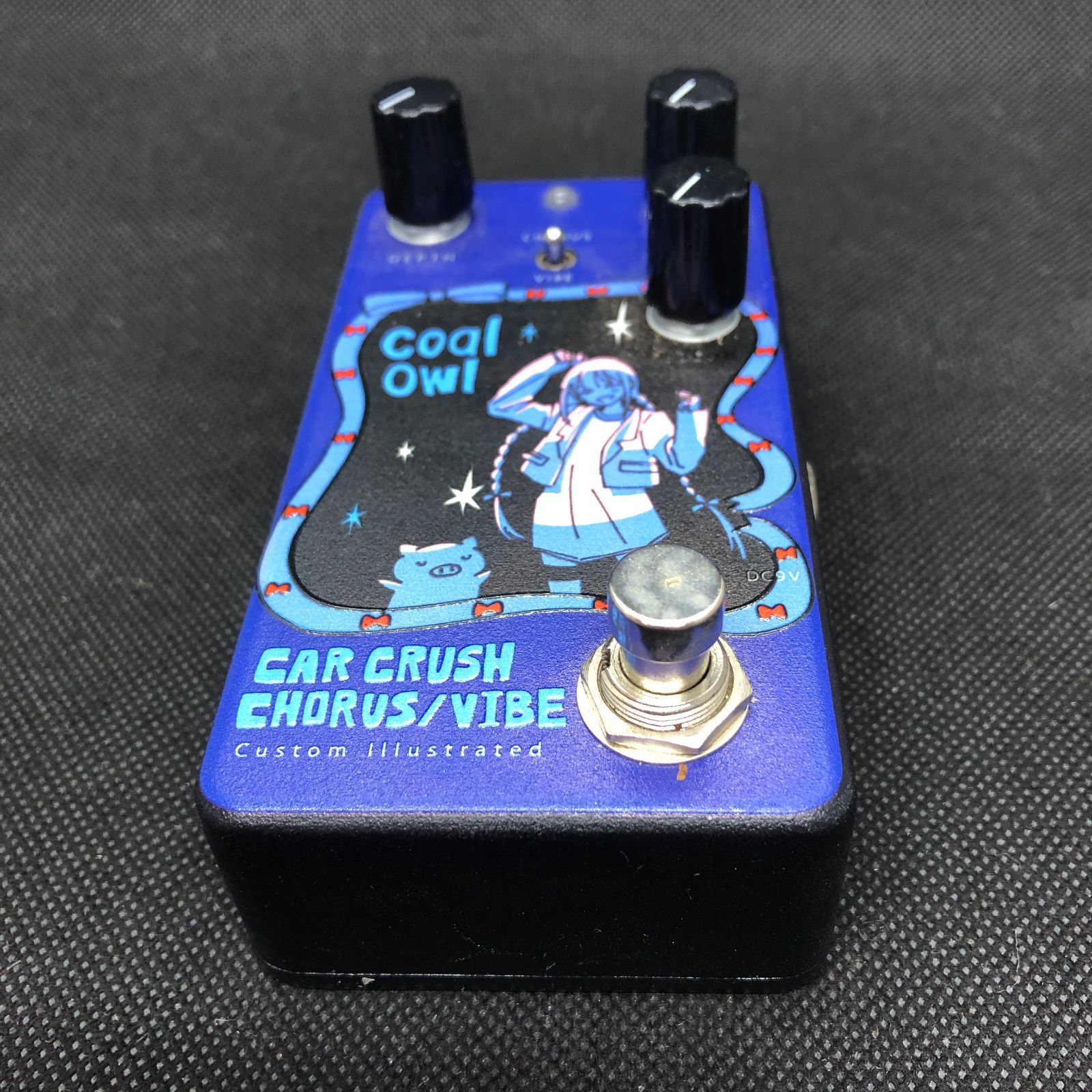 Animals Pedal Custom Illustrated CCV coalowl #01 AA60B350302 f146