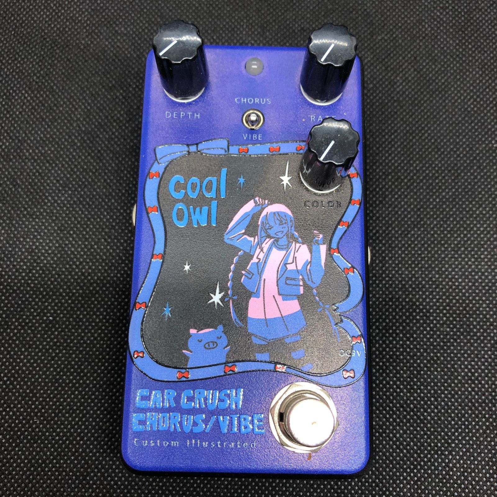 Animals Pedal Custom Illustrated CCV coalowl #01 AA60B350302 f146