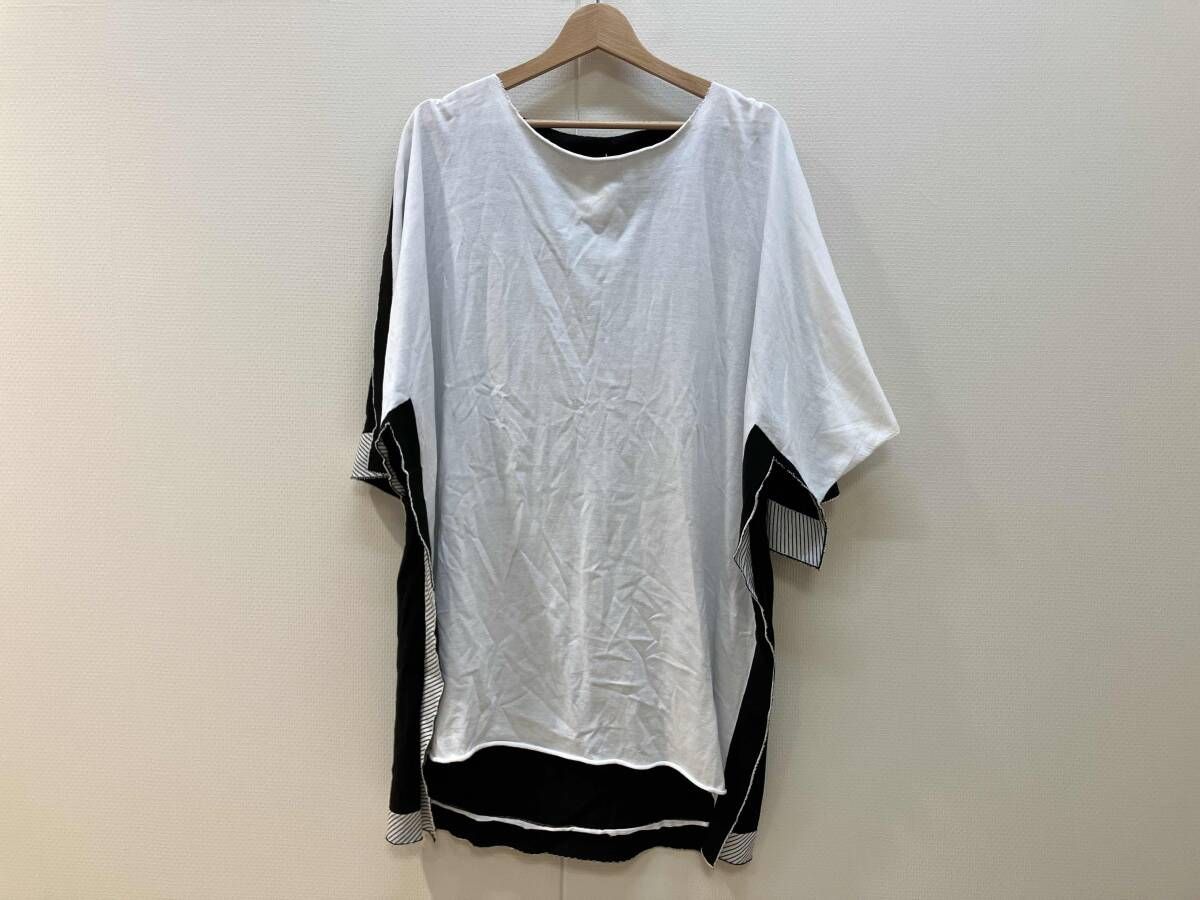 Yohji Yamamoto ヨウジヤマモト Ground Y グラウンドワイ コットンニットカットソー Tシャツ サイズ3 GT-T38-016 日本製
