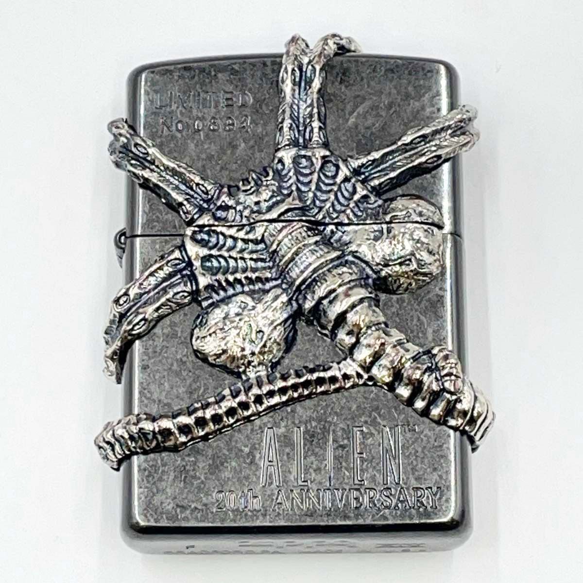 zippo ジッポー エイリアン 20周年 フェイスハガー 1998年製 ALIEN 20th ANNIVERSARY シリアルナンバー入り オイルライター