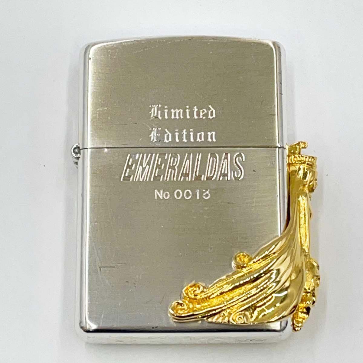 【未使用】zippo ジッポー クイーン・エメラルダス LIMITED EDITION 1998年製 松本零士 QUEEN EMERALDAS リミテッドエディション シリアルナンバー入り オイルライター