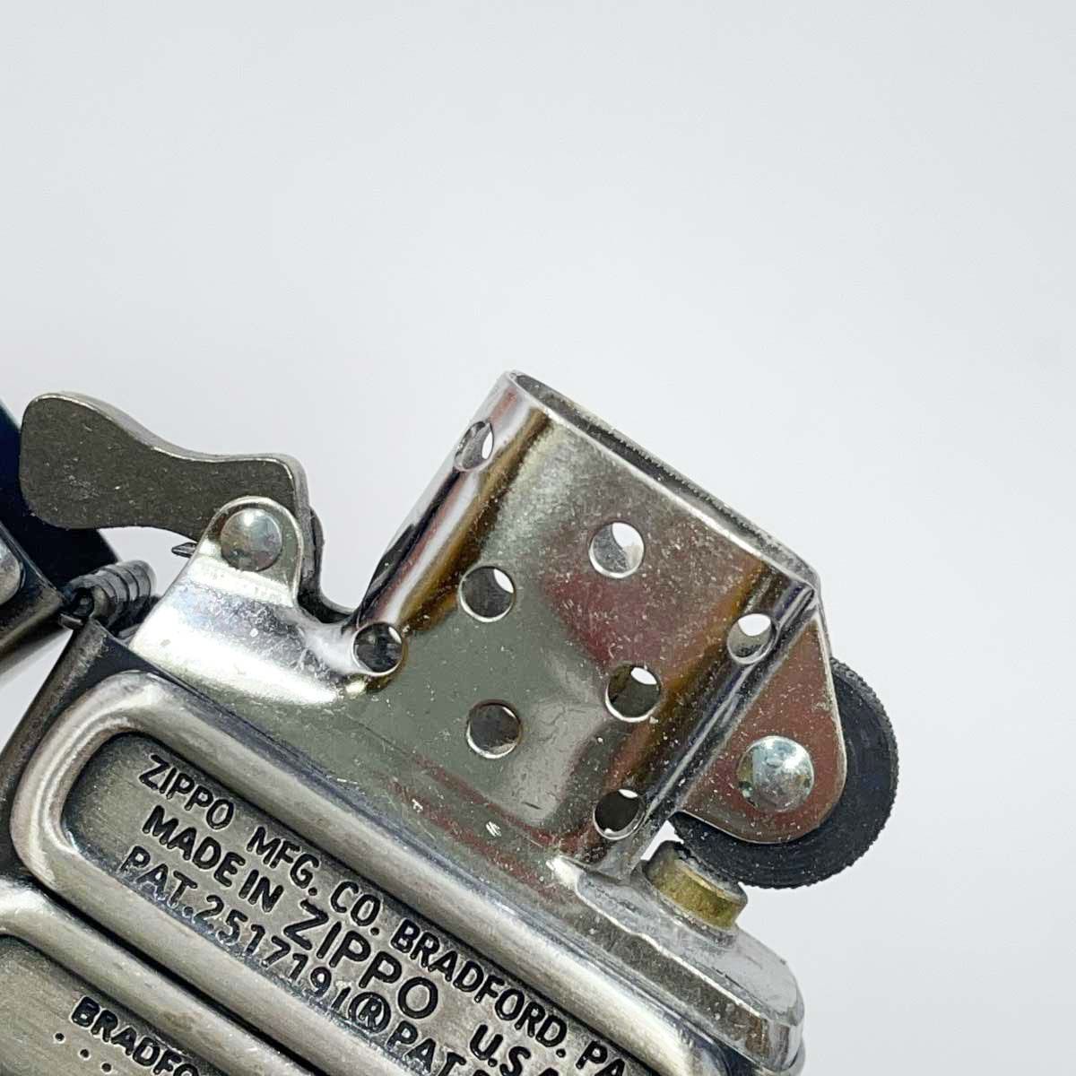 未使用】zippo ジッポー 歴代ボトムプレートデザイン 2001年製 