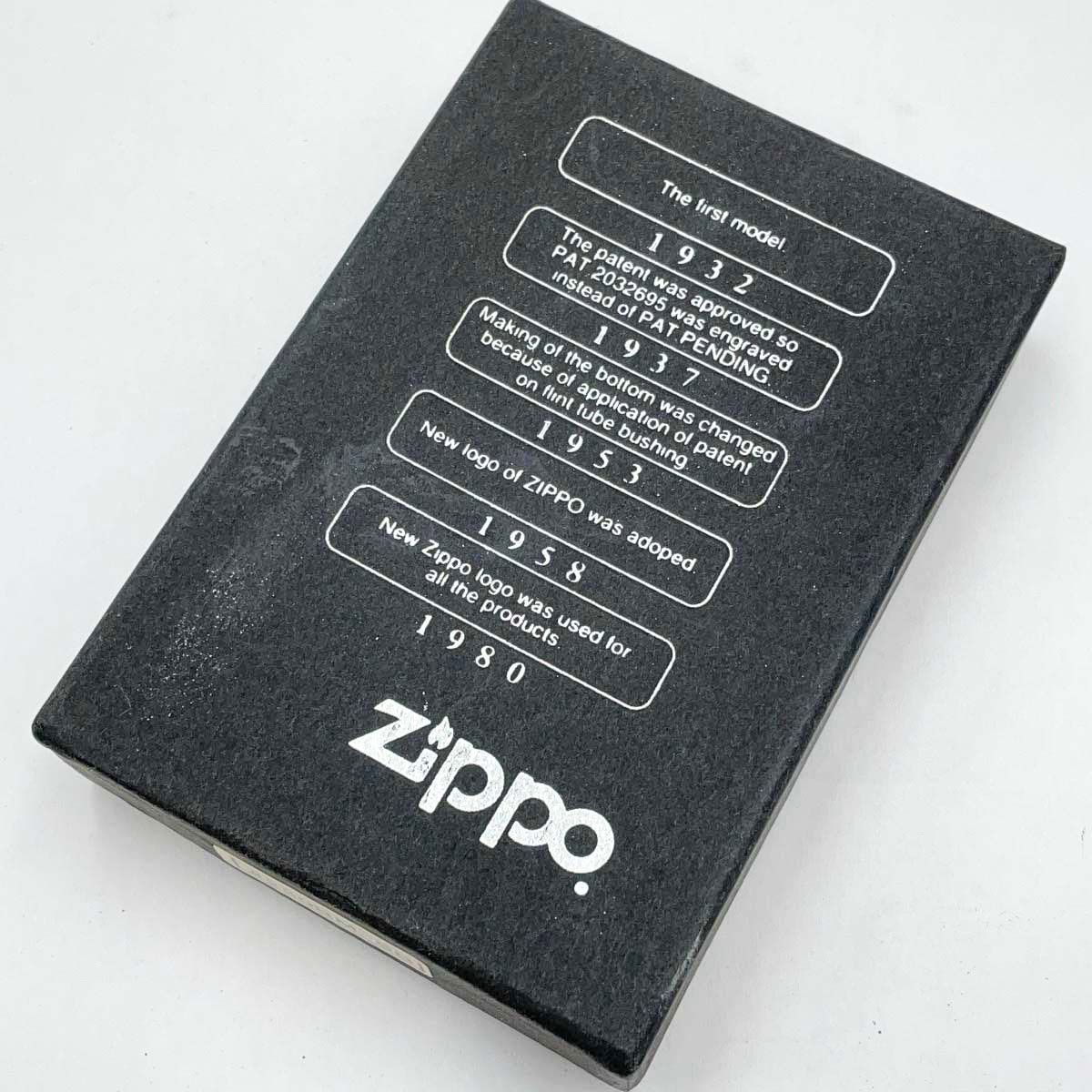 未使用】zippo ジッポー 歴代ボトムプレートデザイン 2001年製 