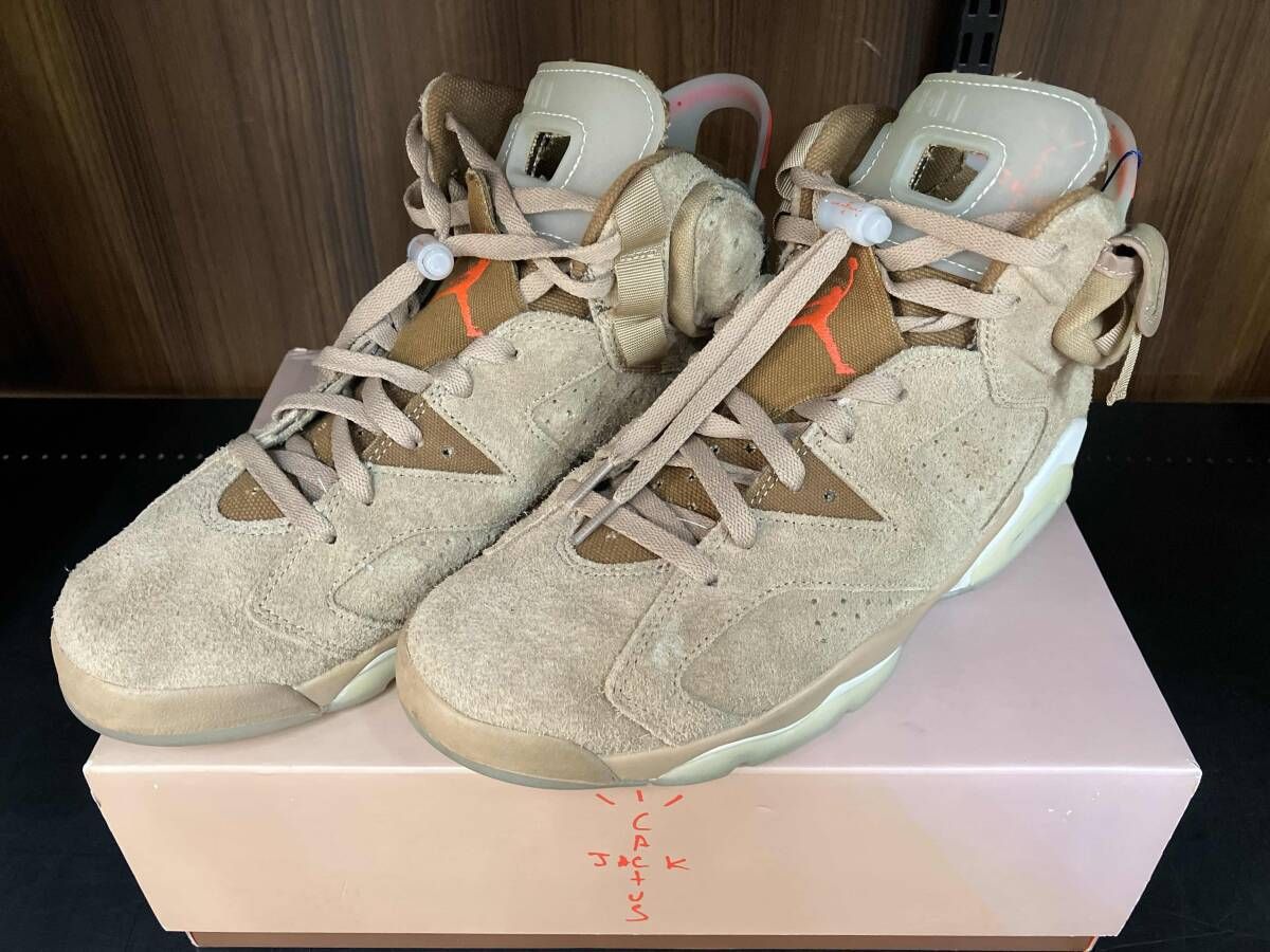 箱ありNIKE AIR JORDAN6 RETRO SP TRAVIS S COTT DH0690-200 28.0センチ