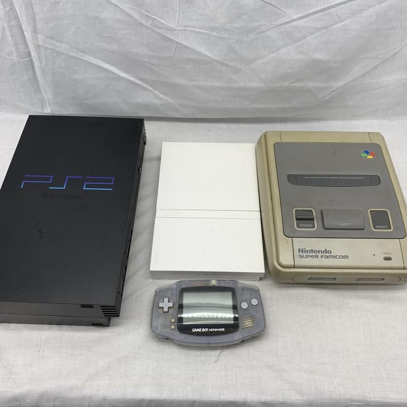 中古】本体S）ジャンク)PS2本体&SFC&ソフト&メモリ まとめ売り[91