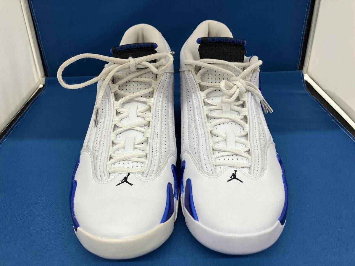 通年 NIKE ナイキ Air Jordan 14 White Hyper Royal ナイキ エアジョーダン スニーカー 487471-104 28.5