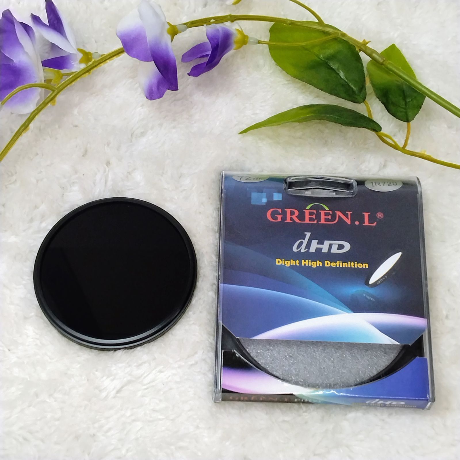 【赤外線フィルター】 GREEN.L 52mm 赤外線フィルター / 52mm IR 720nm (R72) カメラレンズ用フィルター　M26