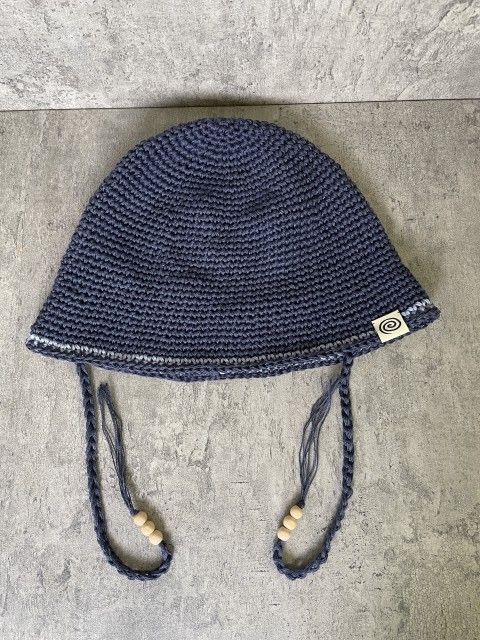 【中古】SOL soonerorlater ｽﾅｰｵｱﾚｲﾀｰ ﾊﾝﾄﾞ ﾆｯﾄ ﾍﾝﾌﾟ ﾊｯﾄ ｷｬｯﾌﾟ 帽子 ﾈｲﾋﾞｰ 33975663