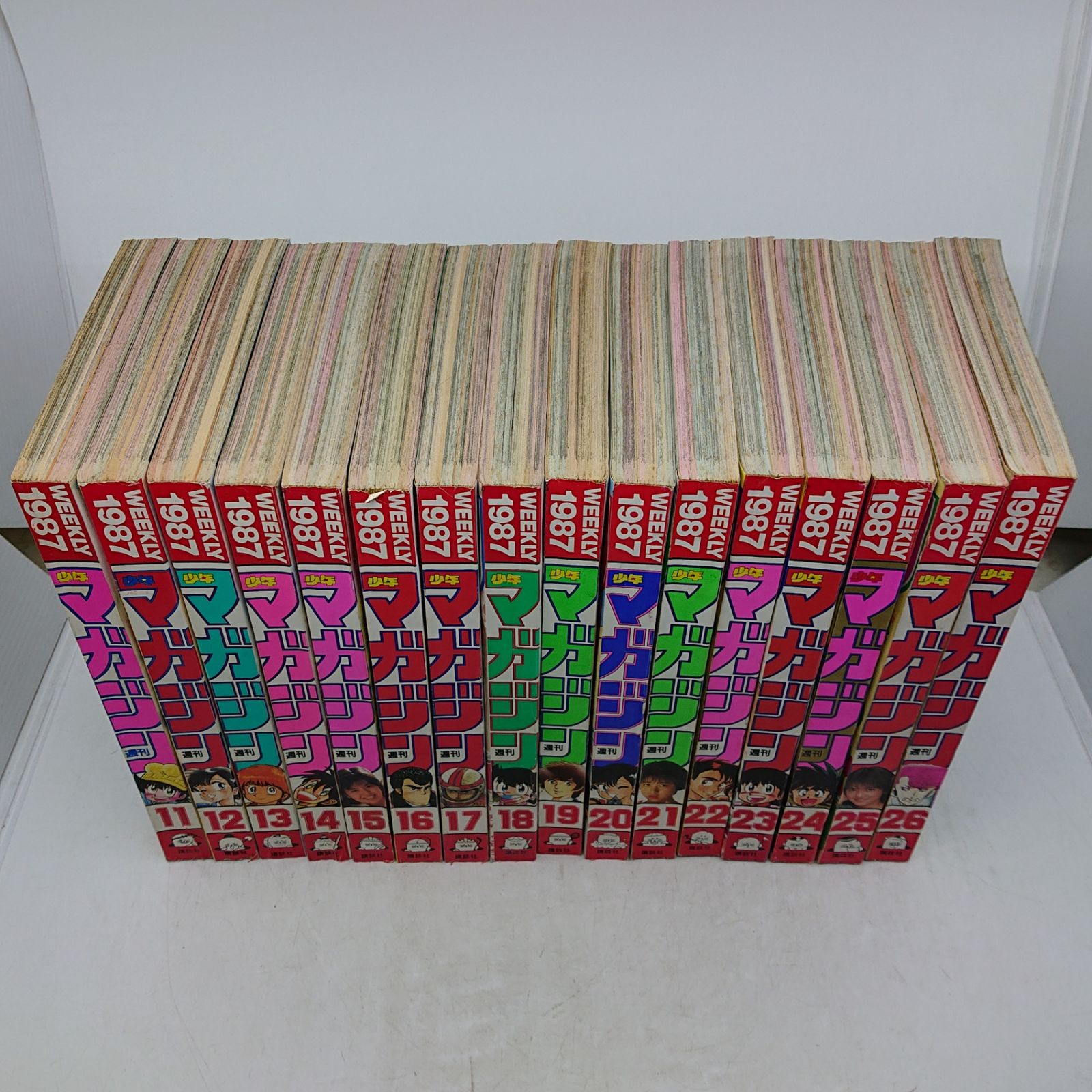 まとめ売り】週刊少年マガジン 24冊まとめ売り 1987年(昭和62年)No.1