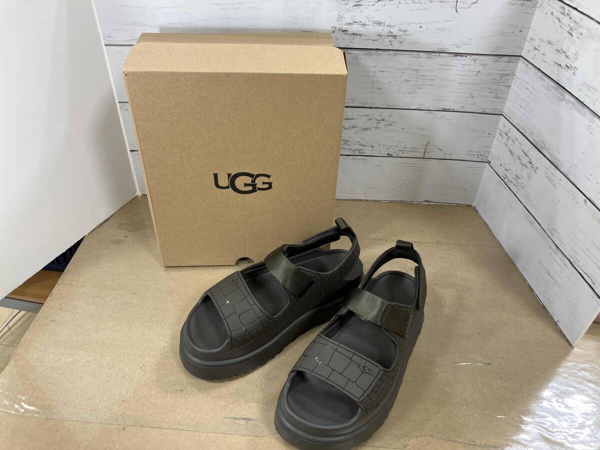 UGG アグ サンダル ベロクロサンダル S/N1175311 カーキグリーン JAPAN25 夏
