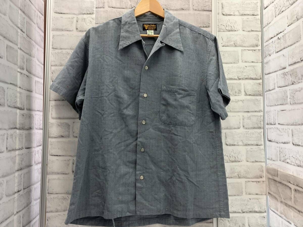 Style Eyes / スタイルアイズ / SUGAR CANE / 半袖シャツ / 古着 / M36670/レーヨン×コットン / 東洋エンタープライズ / size:M / 青系