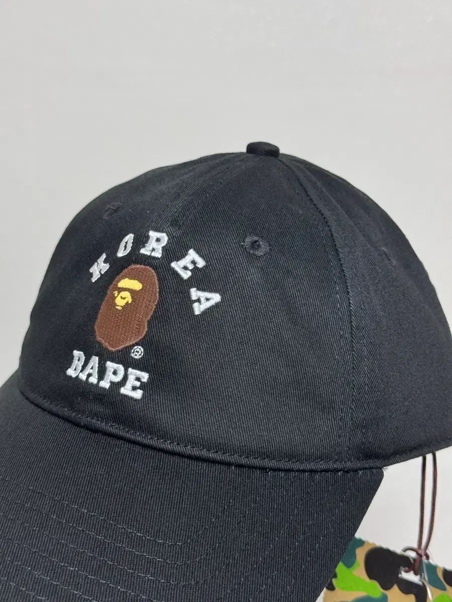 アベイシングエイプ コリア カレッジ キャップ ブラック 新品