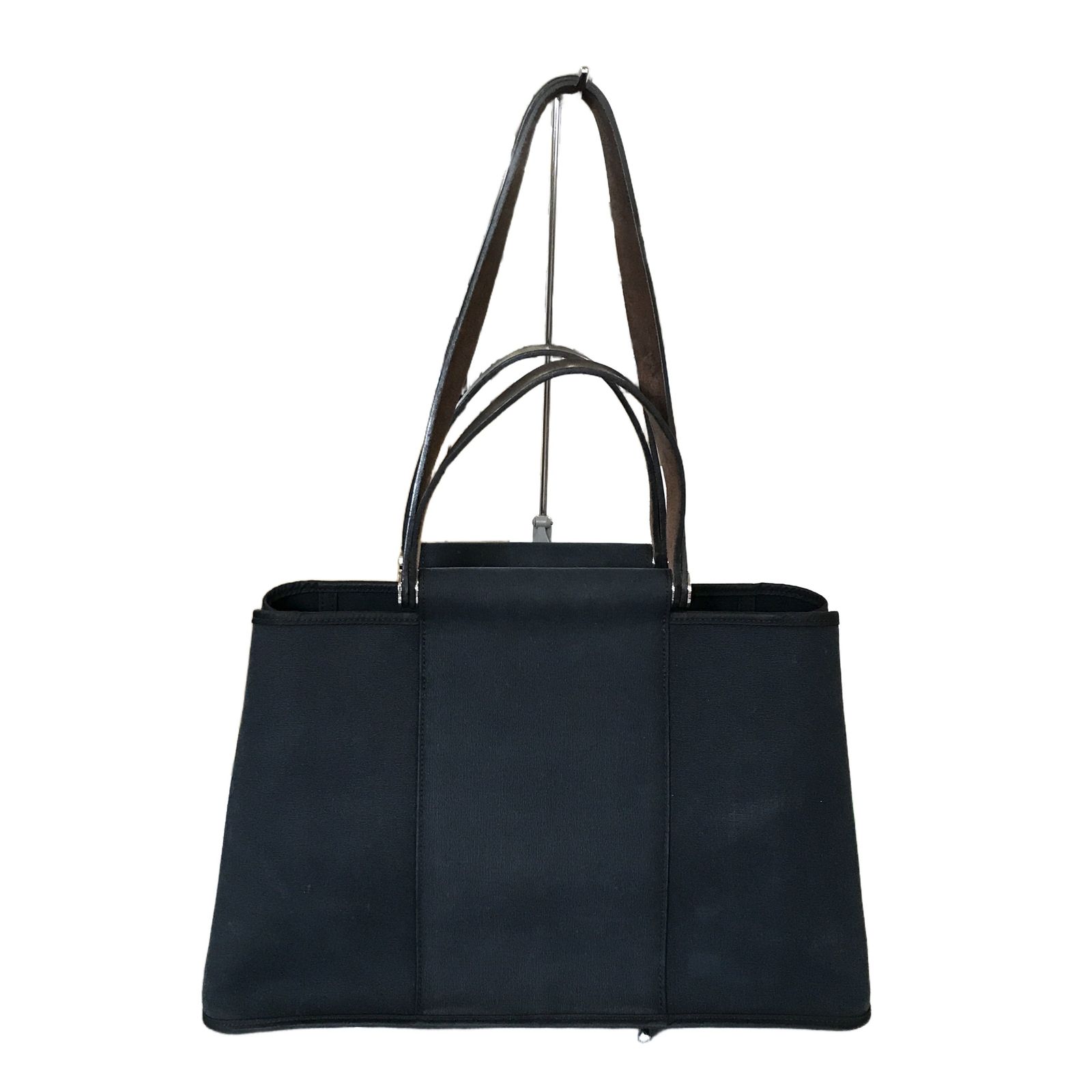 HERMES ブラック トートバッグ エルメス HERMES カバックエランPM トートバッグ □M 刻印 ブラック