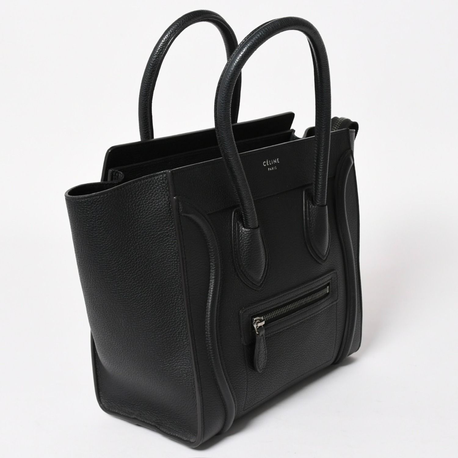 極美品 CELINE セリーヌ ラゲージマイクロショッパー ショルダーバッグ