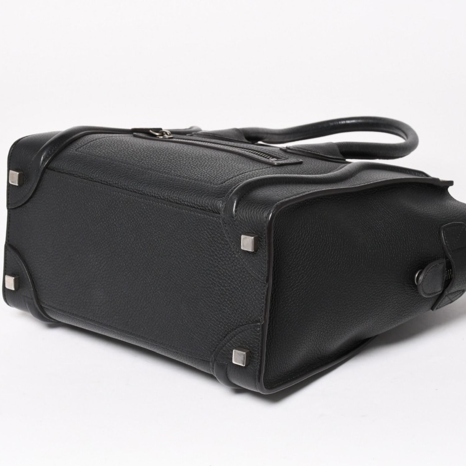 極美品 CELINE セリーヌ ラゲージマイクロショッパー ショルダーバッグ