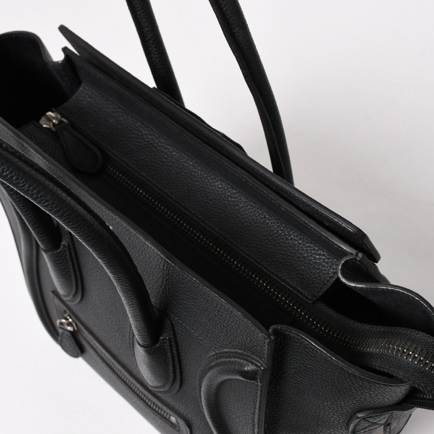極美品 CELINE セリーヌ ラゲージマイクロショッパー ショルダーバッグ