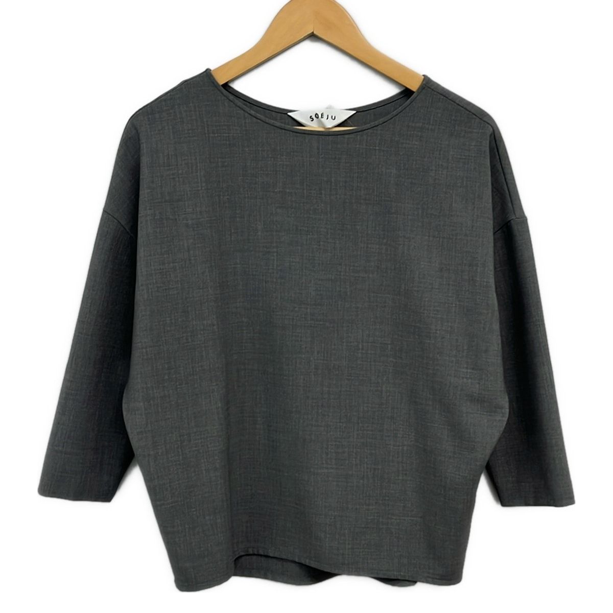 SOEJU(ソージュ) 長袖カットソー サイズL レディース美品 - グレー クルーネック