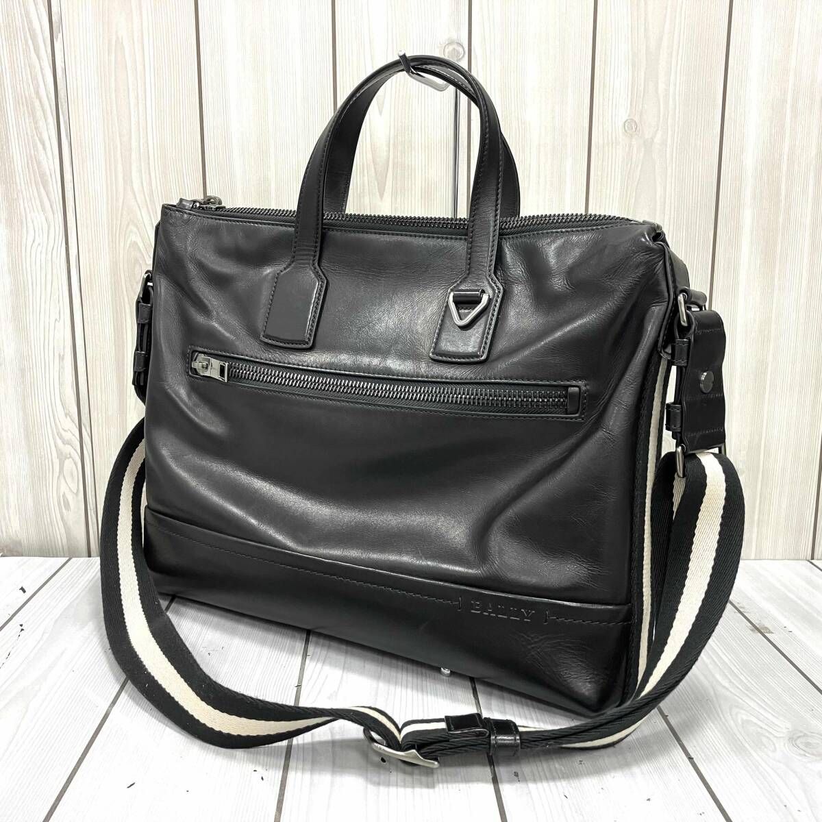 BALLY バリー トレインスポッティング ブリーフケース ブラック 2WAY