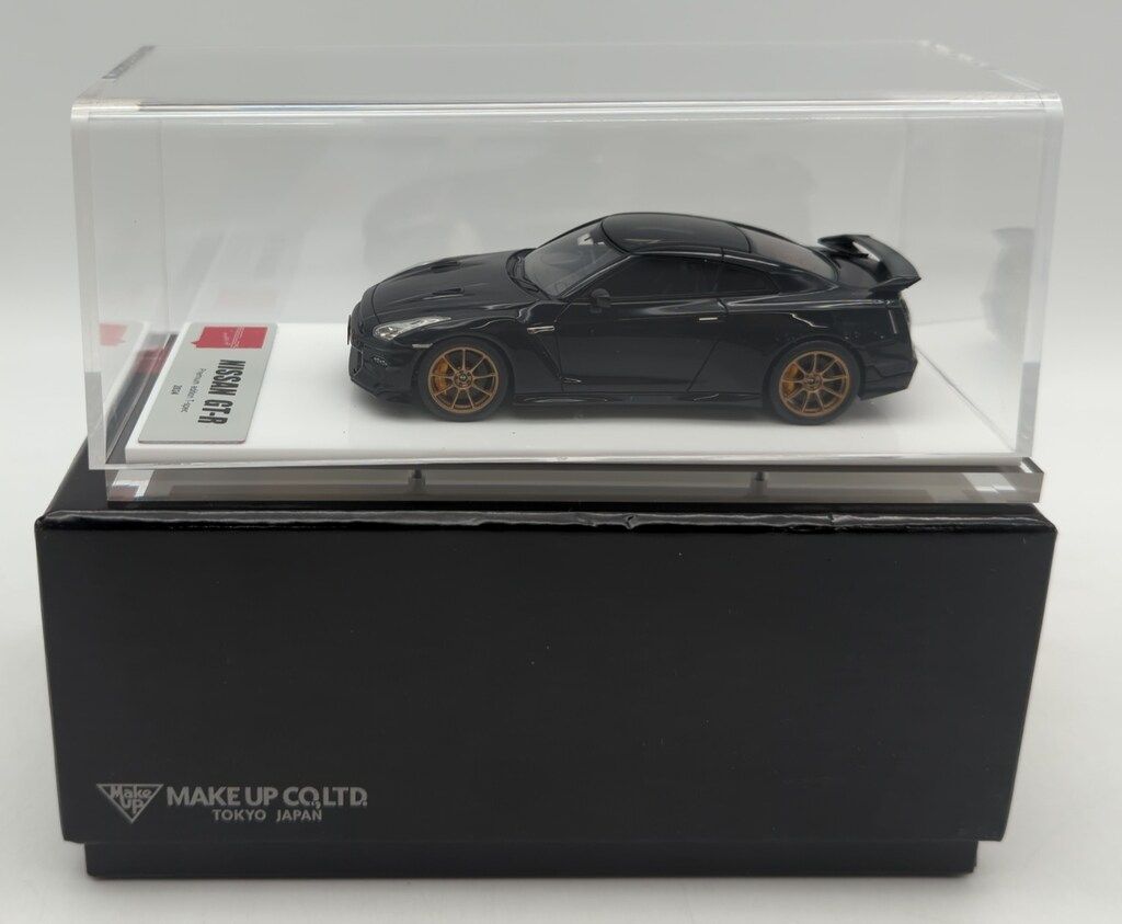 Make Up 1/43 EIDOLON NISSAN GT-R Premium edition T-spec 2024 メテオフレークブラックパール