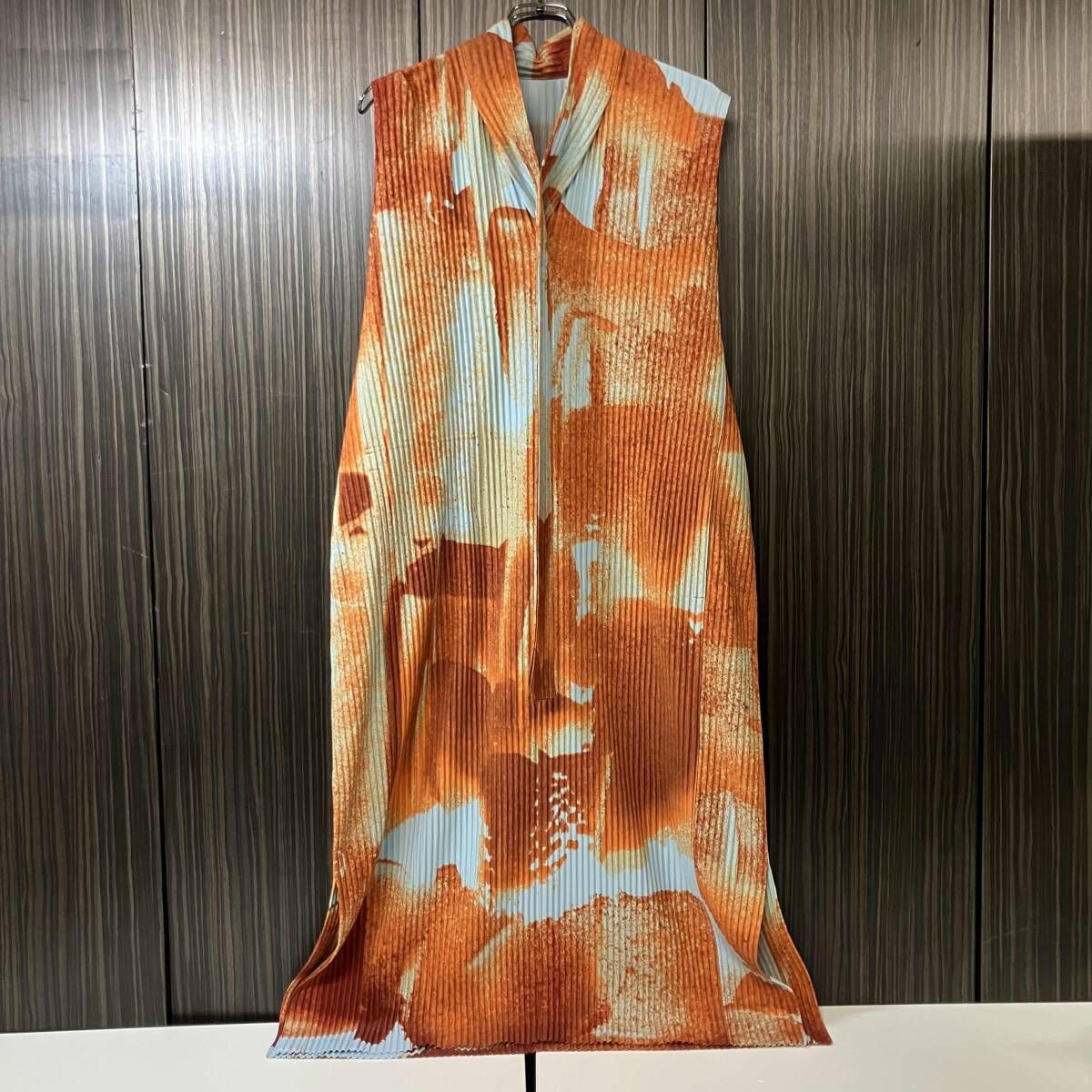 25ss HOMME PLISSE ISSEY MIYAKE WIND WALK ORANGE インナー サイズ3 オレンジ HP51JE356 オムプリッセイッセイミヤケ