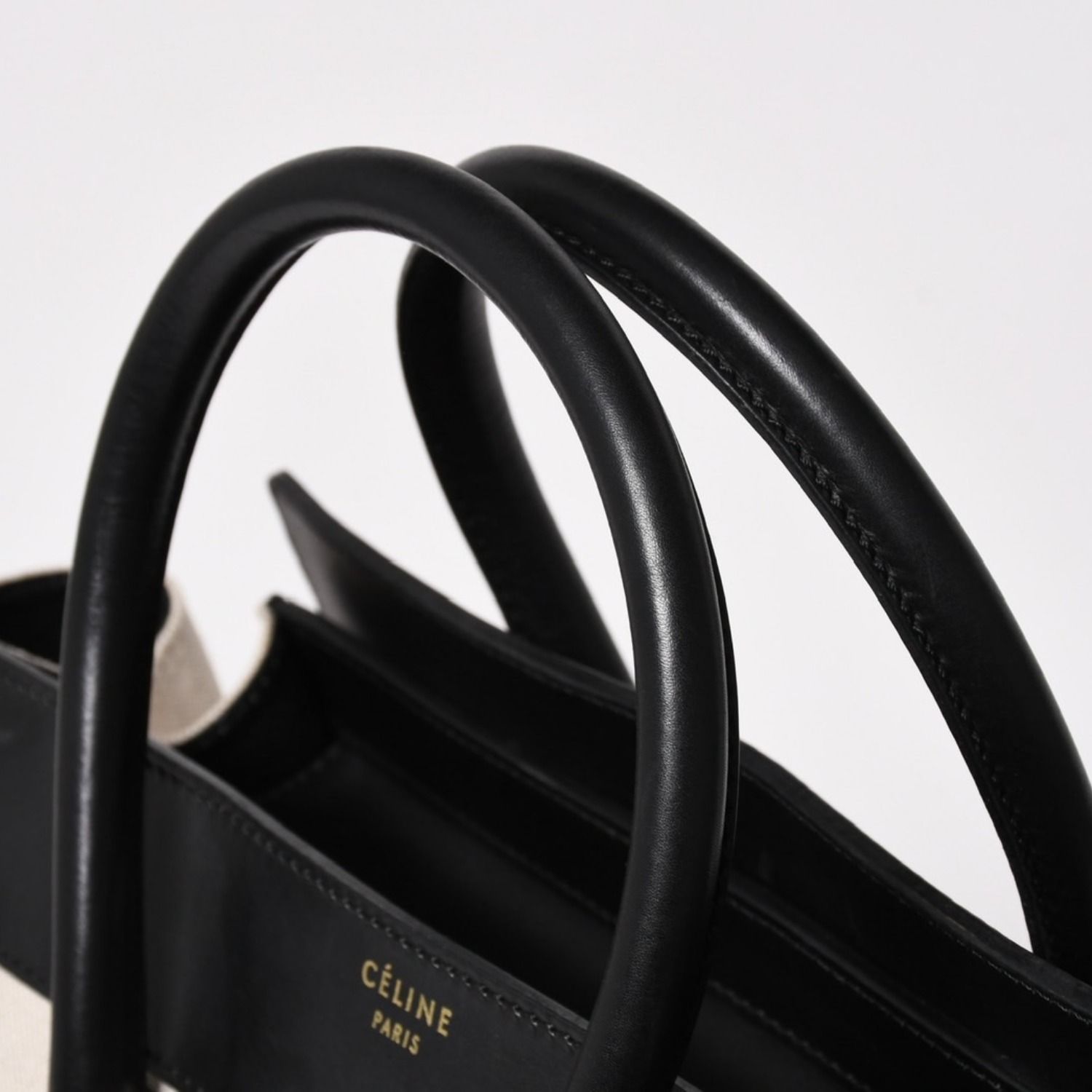 極美品 CELINE セリーヌ Luggage Medium Shopper Handbag ラゲージ