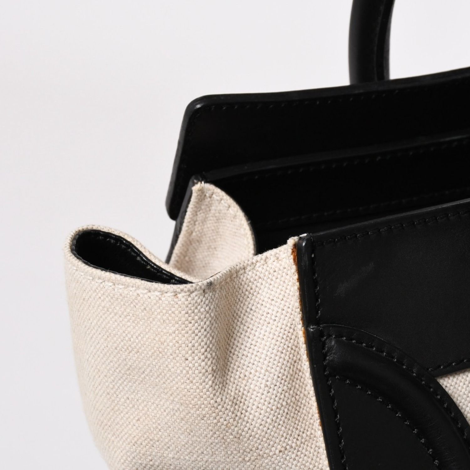 極美品 CELINE セリーヌ Luggage Medium Shopper Handbag ラゲージ