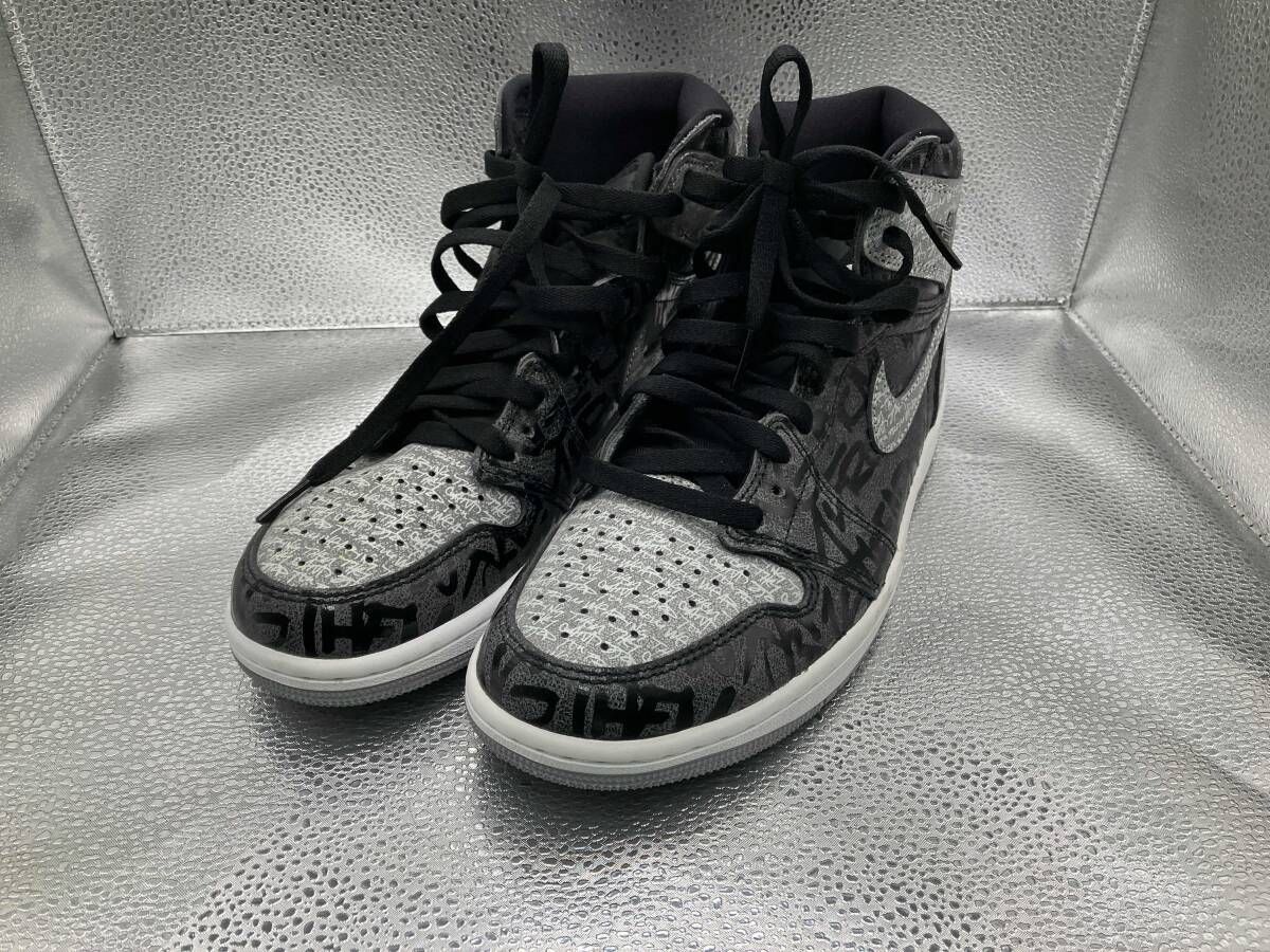 Nike Air Jordan 1 Retro High OG 'Rebellionaire ナイキ エアジョーダン1 レトロ ハイ OG リベリオネア　555088-036 サイズ25.5 色グレー