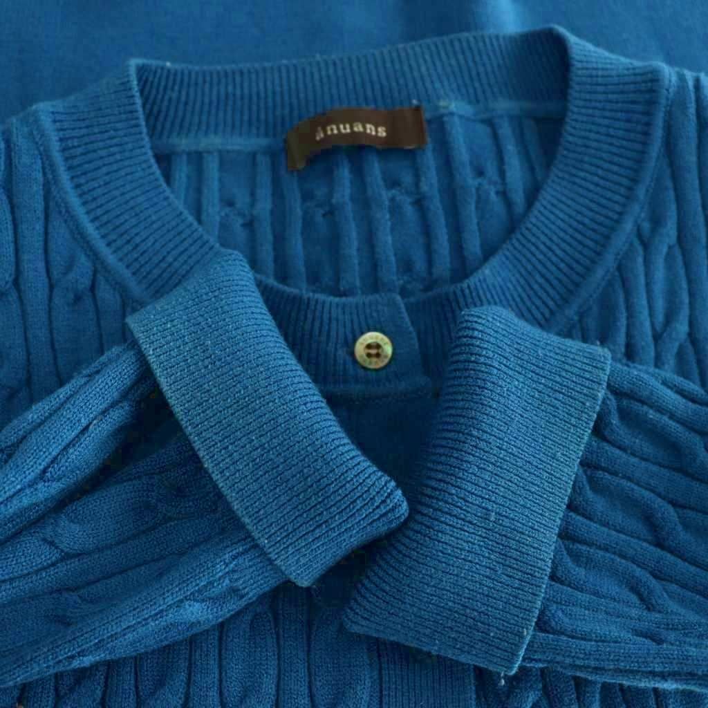 アニュアンス anuans 24AW リトルケーブルニットカーディガン 長袖
