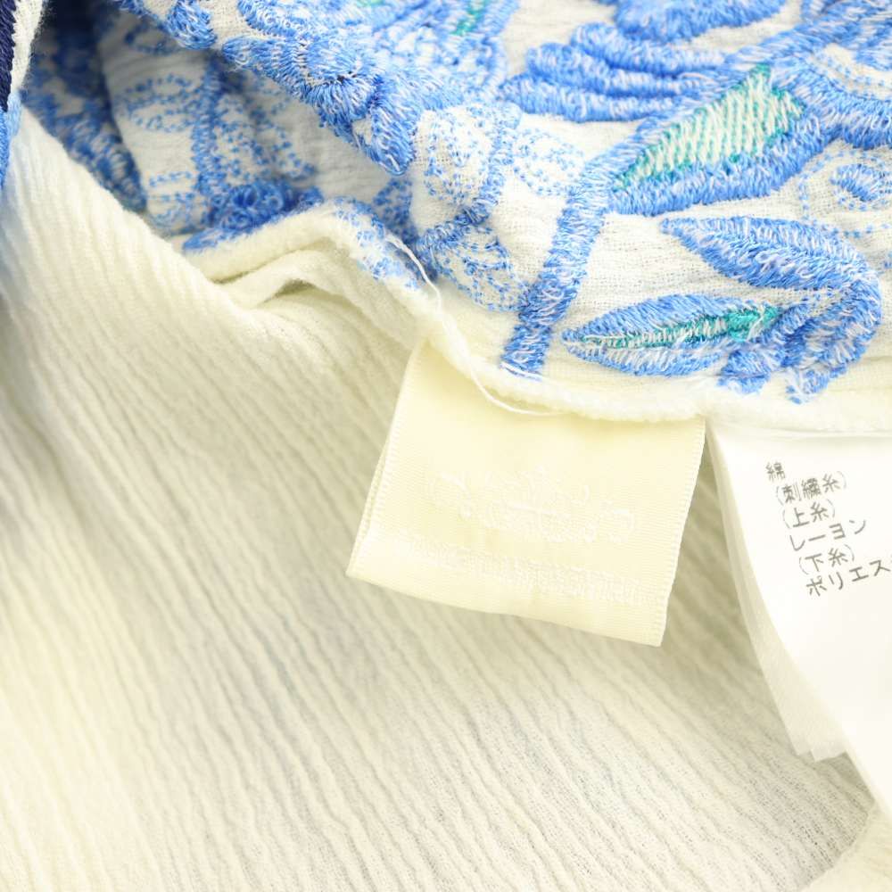 グレースコンチネンタル GRACE CONTINENTAL 刺繍 ブラウス シャツ 七分
