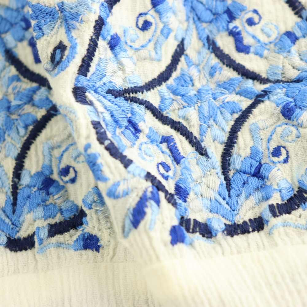 グレースコンチネンタル GRACE CONTINENTAL 刺繍 ブラウス シャツ 七分