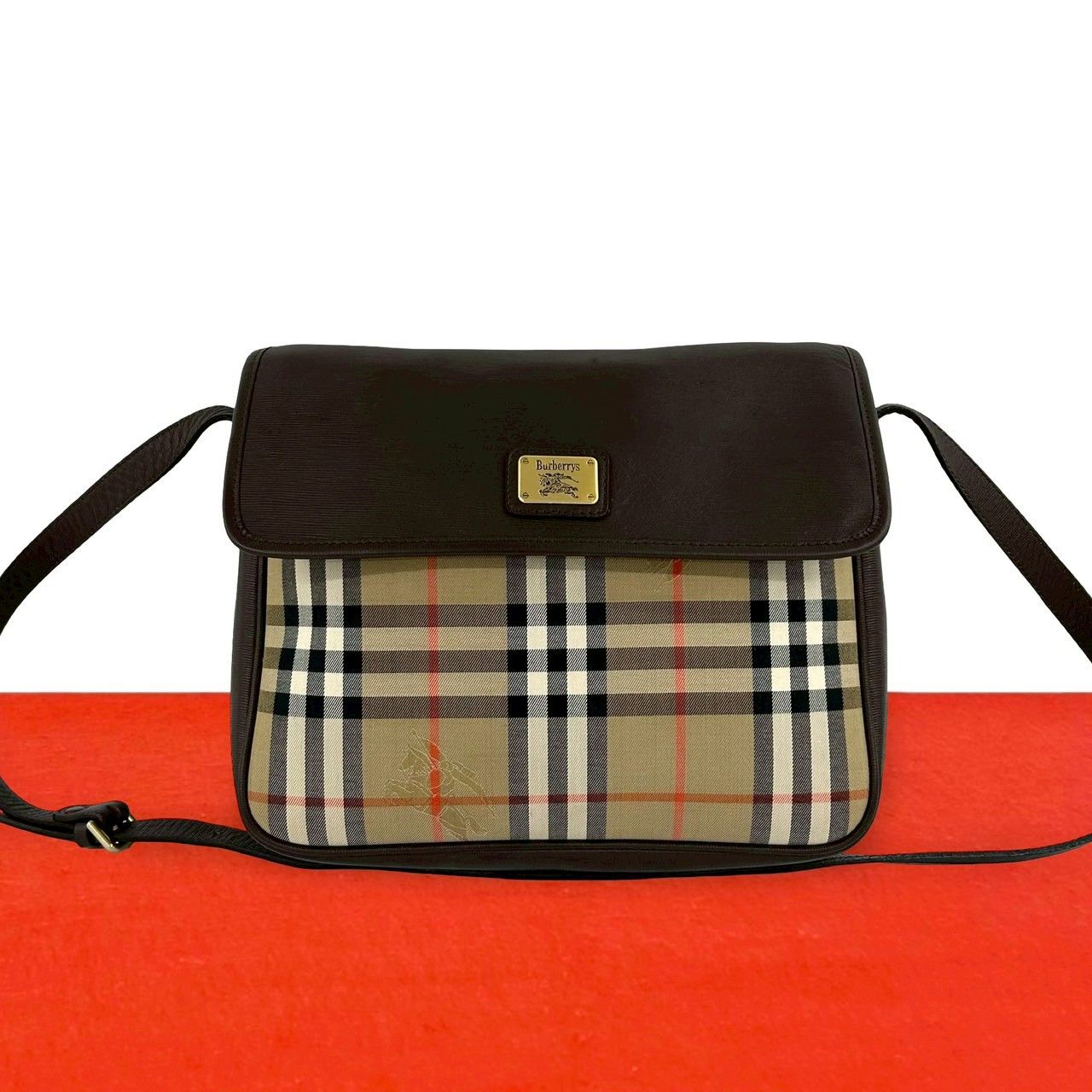 極 美品 Burberrys バーバリーズ ヴィンテージ ノバチェック シャドー
