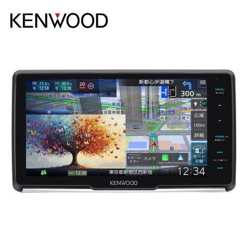 新品 ケンウッド 彩速ナビ MDV-M912F カーナビ 9V型 フローティングモデル 180mm