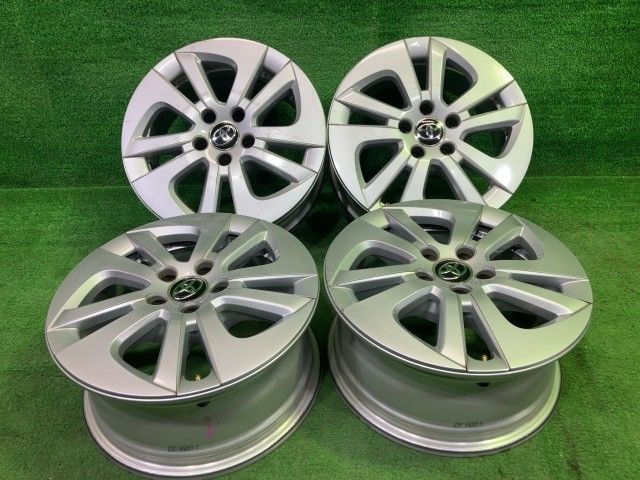 トヨタ TOYOTA 純正 プリウス ZVW50 ホイール アルミ シルバー 15インチ 6.5J 5穴 4本 100 +40 42611-47471