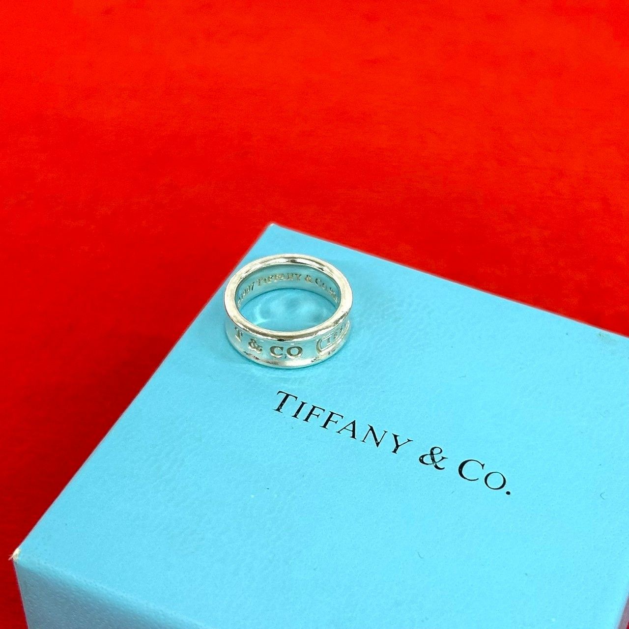 極 美品 TIFFANY&Co. ティファニー ヴィンテージ ナロー リング