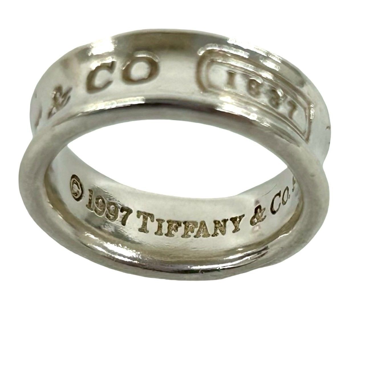 TIFFANY ティファニー ナロー リング シルバー 6.5号 極 美品 TIFFANY&Co. ティファニー ヴィンテージ ナロー リング
